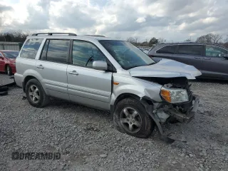 2008 Honda Pilot EX-L with VIN 5FNYF28728B002229, listed as a Copart auction lot 44395995 with Not Provided miles and Salvage Title. Bid and sale history available at DreamBid. Image 4.