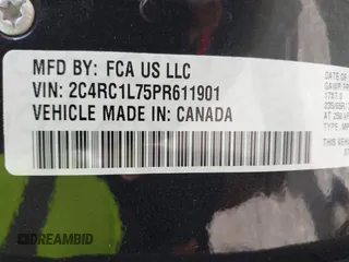 2023 Chrysler Pacifica Hybrid Touring L with VIN 2C4RC1L75PR611901, listed as a IAAI auction lot 42626500 with 44,156 mi miles and . Bid and sale history available at DreamBid. Image 9.