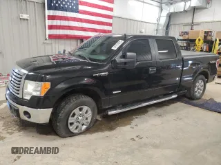 2011 Ford F-150 XLT with VIN 1FTFW1ET3BKE02555, listed as a Copart auction lot 51791675 with 206,065 mi miles and Salvage Title. Bid and sale history available at carsss.com. Image 1.
