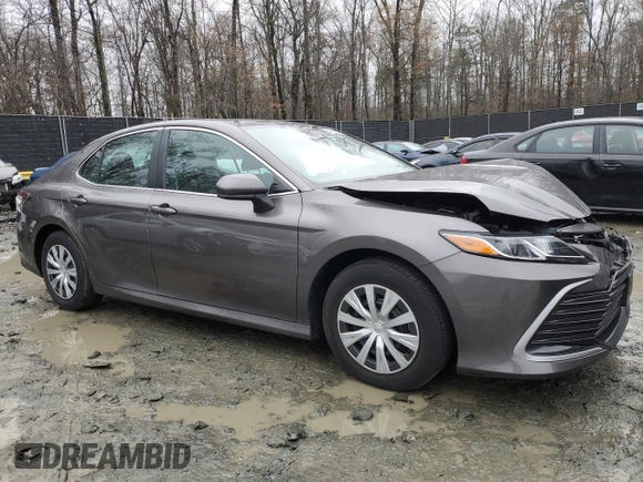 2022 Toyota Camry Hybrid LE with VIN 4T1C31AK1NU041632, listed as a Copart auction lot 84563844 with 36,255 mi miles and Salvage Title. Bid and sale history available at carsss.com. Image 4.