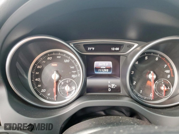 2018 Mercedes-Benz CLA 250 with VIN WDDSJ4GB3JN651024, listed as a Copart auction lot 58586585 with 111,293 mi miles and Salvage title. Bid and sale history available at DreamBid. Image 9.