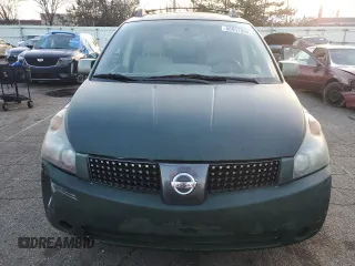 2004 Nissan Quest S with VIN 5N1BV28U54N307505, listed as a Copart auction lot 86931894 with 0 mi miles and Salvage Title. Bid and sale history available at carsss.com. Image 5.