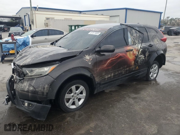 2018 Honda CR-V LX with VIN 2HKRW5H38JH423589, listed as a Copart auction lot 87977035 with 238,898 mi miles and Non Repairable. Bid and sale history available at carsss.com. Image 1.