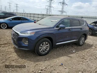 2019 Hyundai Santa Fe SE z VIN 5NMS2CAD4KH125270, wystawiony jako Copart lot #57273265 z przebiegiem 49 685 mil mil oraz Szkoda całkowita • Salvage title. Historia ofert i sprzedaży dostępna na DreamBid. Obrazek 1.