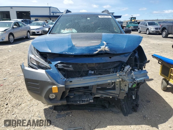 2022 Subaru Outback Wilderness with VIN 4S4BTGUD0N3272619, listed as a Copart auction lot 54585105 with 39,344 mi miles and Salvage title. Bid and sale history available at DreamBid. Image 5.