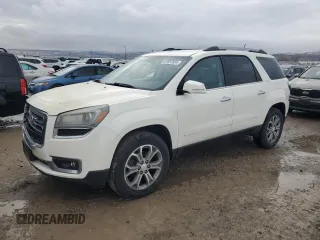 2014 GMC Acadia SLT z VIN 1GKKRRKD2EJ145713, wystawiony jako Copart lot #87057034 z przebiegiem 156 829 mil mil oraz Szkody całkowita. Historia ofert i sprzedaży dostępna na DreamBid. Obrazek 1.