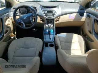 2013 Hyundai Elantra GLS with VIN 5NPDH4AE4DH451758, listed as a Copart auction lot 60124935 with 164,784 mi miles and Salvage title. Bid and sale history available at DreamBid. Image 8.