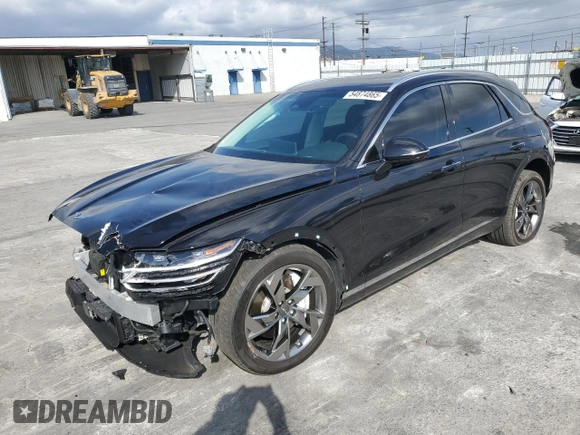 2024 Genesis GV70 Advanced with VIN 5NMMCET1XRH001681, listed as a Copart auction lot 54874865 with 15,991 mi miles and Salvage title. Bid and sale history available at DreamBid. Image 1.