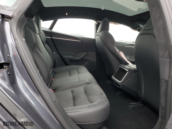 2023 Tesla Model S with VIN 5YJSA1E53PF522312, listed as a Copart auction lot 83359764 with 0 mi miles and Salvage Title. Bid and sale history available at carsss.com. Image 10.