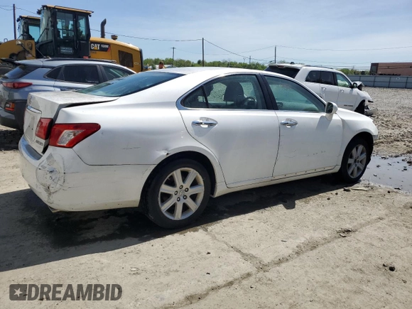 2009 Lexus ES 330 with VIN JTHBJ46G692293212, listed as a Copart auction lot 52861695 with 132,804 mi miles and Salvage Title. Bid and sale history available at DreamBid. Image 3.