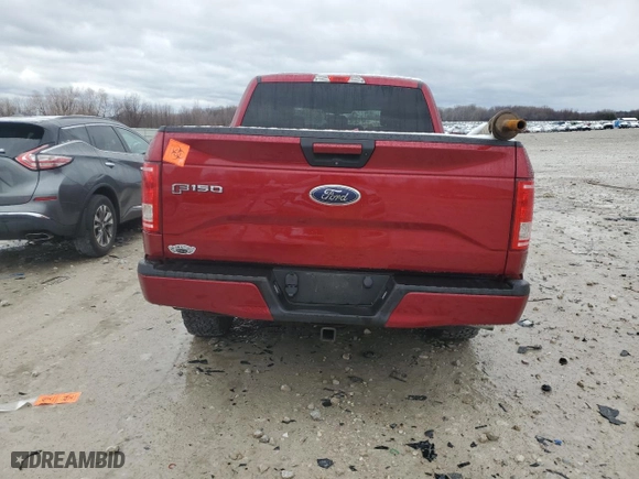 2016 Ford F-150 XLT with VIN 1FTEW1EP9GFD04743, listed as a Copart auction lot 49838685 with 0 mi miles and Clean Title. Bid and sale history available at carsss.com. Image 6.