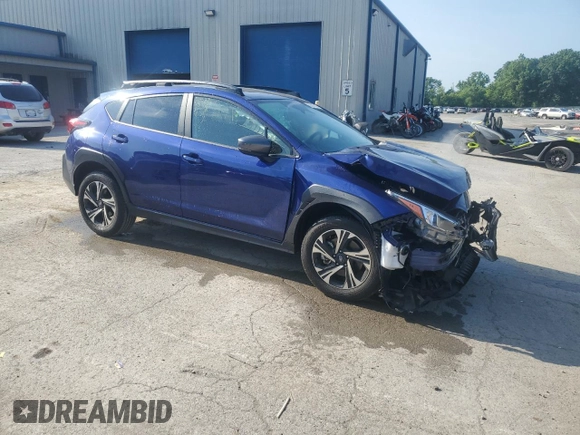 2024 Subaru Crosstrek Premium with VIN JF2GUADC6RH851135, listed as a Copart auction lot 62361015 with 10,840 mi miles and Salvage title. Bid and sale history available at DreamBid. Image 4.