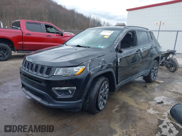 2021 Jeep Compass 80th Anniversary with VIN 3C4NJDEB2MT540186, listed as a IAAI auction lot 41875443 with 75,248 mi miles and . Bid and sale history available at DreamBid. Image 2.