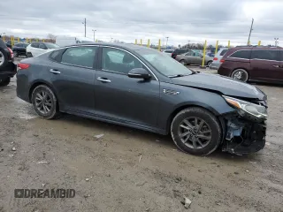 2020 Kia Optima LX with VIN 5XXGT4L33LG382871, listed as a Copart auction lot 47753285 with 111,090 mi miles and Salvage Title. Bid and sale history available at carsss.com. Image 4.