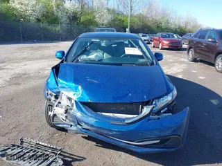 2013 Honda Civic Sdn LX with VIN 2HGFB2F52DH598307, listed as a IAAI auction lot 41971551 with 61,362 mi miles. Bid and sale history available at carsss.com. Image 13.