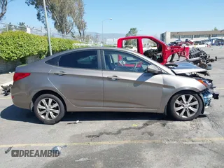 2013 Hyundai Accent GLS with VIN KMHCU4AE3DU314187, listed as a IAAI auction lot 42001713 with 99,845 mi miles. Bid and sale history available at carsss.com. Image 14.