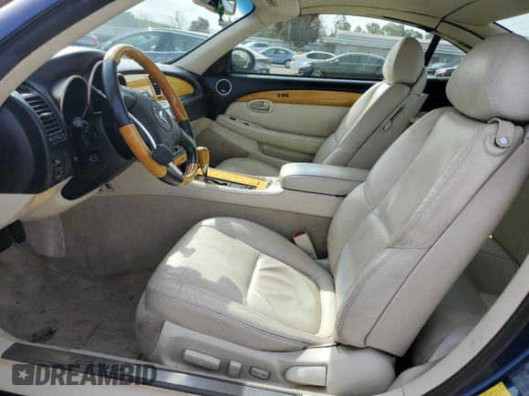 2004 Lexus SC 430 z VIN JTHFN48Y340056595, wystawiony jako Copart lot #49441915 z przebiegiem 111 075 mil mil oraz Szkoda całkowita • Salvage title. Historia ofert i sprzedaży dostępna na DreamBid. Obrazek 7.