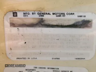 1985 Cadillac Eldorado z VIN 1G6EL5782FE675028, wystawiony jako Copart lot #57709655 z przebiegiem 63 347 mil mil oraz Tytuł czysty. Historia ofert i sprzedaży dostępna na DreamBid. Obrazek 12.