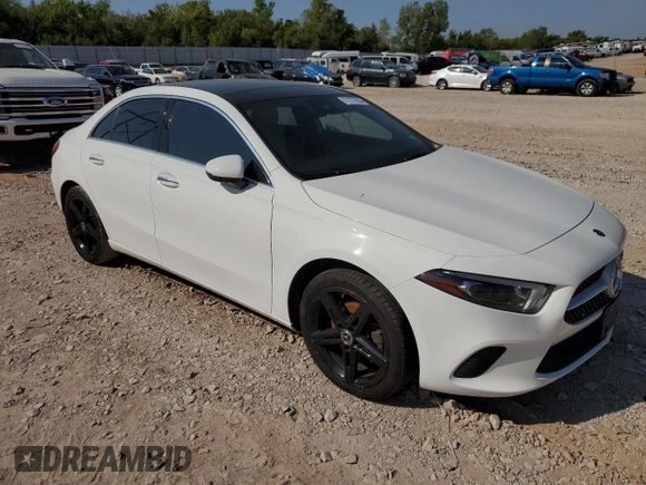 2019 Mercedes-Benz A 220 with VIN WDD3G4EB6KW021421, listed as a Copart auction lot 55458715 with 72,118 mi miles and Salvage title. Bid and sale history available at DreamBid. Image 4.