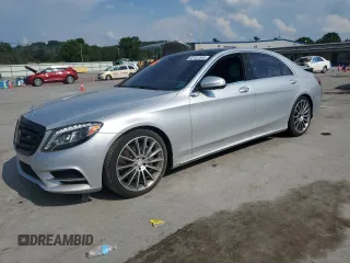 2015 Mercedes-Benz S 550 with VIN WDDUG8FB4FA149489, listed as a Copart auction lot 62151545 with 113,882 mi miles and Salvage title. Bid and sale history available at DreamBid. Image 1.