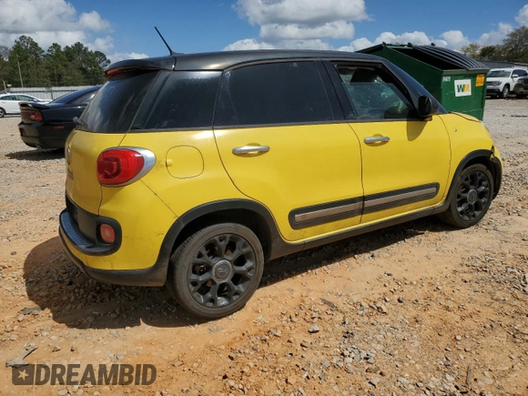 2015 FIAT 500L Urbana Trekking z VIN ZFBCFADH9FZ036729, wystawiony jako Copart lot #49471885 z przebiegiem 103 394 mil mil oraz Szkoda całkowita • Salvage title. Historia ofert i sprzedaży dostępna na DreamBid. Obrazek 3.
