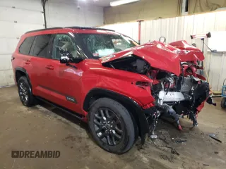 2023 Toyota Sequoia SR5 with VIN 7SVAAABA0PX015926, listed as a Copart auction lot 85328524 with 0 mi miles and Salvage Title. Bid and sale history available at carsss.com. Image 4.