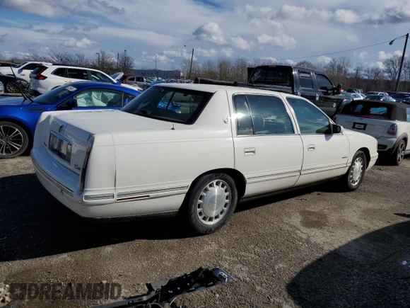 1998 Cadillac DeVille with VIN 1G6KD54Y6WU702886, listed as a Copart auction lot 42737665 with 106,454 mi miles and Salvage Title. Bid and sale history available at carsss.com. Image 3.