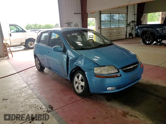 2006 Chevrolet Aveo LT with VIN KL1TG66686B652568, listed as a Copart auction lot 61491885 with 128,599 mi miles and Salvage title. Bid and sale history available at DreamBid. Image 13.