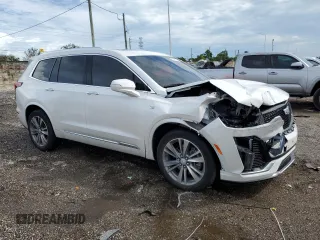 2021 Cadillac XT6 Premium Luxury z VIN 1GYKPCRS3MZ230783, wystawiony jako Copart lot #73181104 z przebiegiem 62 078 mil mil oraz Nie do naprawy • Non repairable. Historia ofert i sprzedaży dostępna na DreamBid. Obrazek 4.