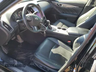 2016 Infiniti Q50 2.0t Premium with VIN JN1CV7AR1GM252477, listed as a Copart auction lot 50383735 with 162,622 mi miles and Salvage Title. Bid and sale history available at carsss.com. Image 7.