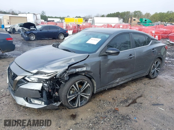 2020 Nissan Sentra SR with VIN 3N1AB8DV0LY220013, listed as a IAAI auction lot 41576242 with 79,997 mi miles and . Bid and sale history available at DreamBid. Image 17.