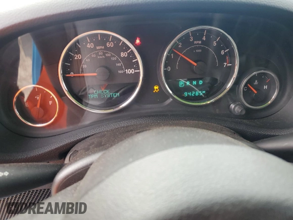 2018 Jeep Wrangler JK Unlimited Sport S with VIN 1C4BJWDG7JL888701, listed as a Copart auction lot 81190784 with 94,285 mi miles and Salvage Title. Bid and sale history available at carsss.com. Image 9.