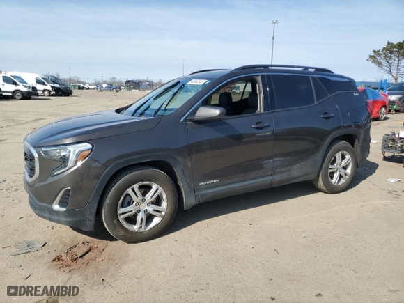 2019 GMC Terrain SLE with VIN 3GKALMEVXKL291544, listed as a Copart auction lot 48860245 with 115,281 mi miles and Clean Title. Bid and sale history available at carsss.com. Image 1.