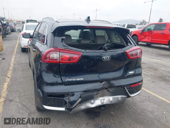 2017 Kia Niro Touring with VIN KNDCE3LC6H5048381, listed as a IAAI auction lot 42035129 with 133,559 mi miles. Bid and sale history available at carsss.com. Image 16.