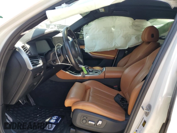 2021 BMW X5 xDrive40i with VIN 5UXCR6C00M9E61512, listed as a Copart auction lot 56456745 with Not provided miles and Salvage title. Bid and sale history available at DreamBid. Image 7.
