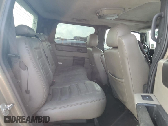 2006 Hummer H2 z VIN 5GRGN22U46H107234, wystawiony jako Copart lot #54389475 z przebiegiem Nie podano mil oraz Czysty tytuł • Clean title. Historia ofert i sprzedaży dostępna na DreamBid. Obrazek 11.