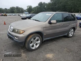 2006 BMW X5 4.4i with VIN 5UXFB53596LV25993, listed as a Copart auction lot 54144895 with 128,030 mi miles and Clean Title. Bid and sale history available at carsss.com. Image 1.