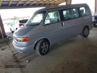 2002 Volkswagen EuroVan MV with VIN WV2NB47082H069960, listed as a Copart auction lot 45790435 with 203,008 mi miles and Salvage Title. Bid and sale history available at DreamBid. Image 1.