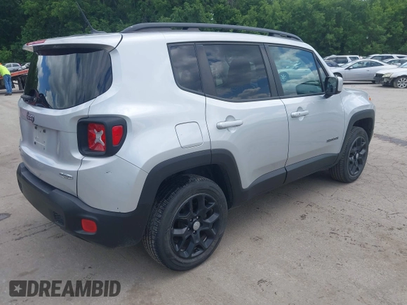 2017 Jeep Renegade Latitude with VIN ZACCJBBB6HPF68571, listed as a IAAI auction lot 42310442 with 66,419 mi miles and . Bid and sale history available at DreamBid. Image 4.