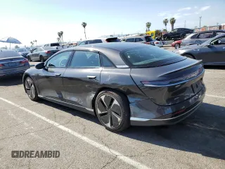 2024 Lucid Air Touring z VIN 50EA1TEA7RA006384, wystawiony jako Copart lot #55177635 z przebiegiem 3770 mil mil oraz Szkody całkowita. Historia ofert i sprzedaży dostępna na DreamBid. Obrazek 2.