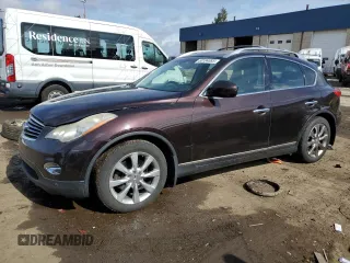 2010 Infiniti EX Journey with VIN JN1AJ0HR1AM753098, listed as a Copart auction lot 50184885 with 114,220 mi miles and Clean Title. Bid and sale history available at carsss.com. Image 1.