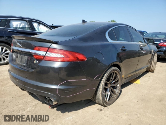 2013 Jaguar XF with VIN SAJWA8JCXDMS76359, listed as a Copart auction lot 55196914 with 85,266 mi miles and Salvage Title. Bid and sale history available at DreamBid. Image 3.