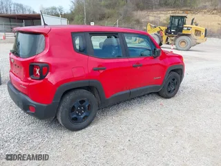 2017 Jeep Renegade Sport with VIN ZACCJAAB4HPF48038, listed as a IAAI auction lot 41803145 with 104,752 mi miles. Bid and sale history available at carsss.com. Image 4.