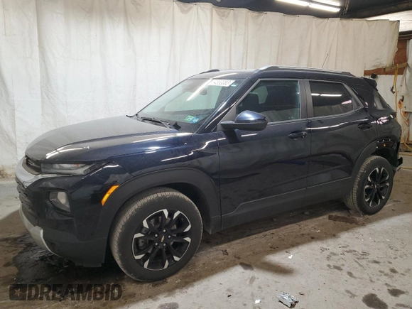 2021 Chevrolet TrailBlazer LT with VIN KL79MPSLXMB042405, listed as a Copart auction lot 54553083 with 61,604 mi miles. Bid and sale history available at carsss.com. Image 1.