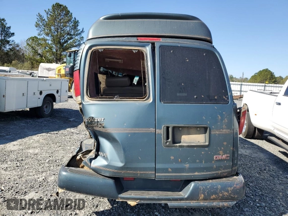 1998 GMC Savana Cargo Van YF7 with VIN 1GDFG15R6W1033263, listed as a Copart auction lot 45605985 with 156,211 mi miles and Non Repairable. Bid and sale history available at carsss.com. Image 6.