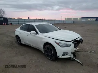 2017 Infiniti Q50 3.0t Signature Edition with VIN JN1EV7AR6HM839297, listed as a Copart auction lot 88598045 with 78,307 mi miles and Salvage Title. Bid and sale history available at carsss.com. Image 10.