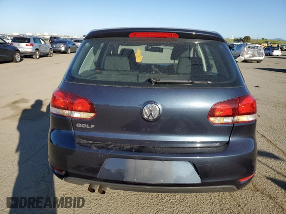 2013 Volkswagen Golf w/Conv & Sunroof with VIN WVWDB7AJ3DW024761, listed as a Copart auction lot 46911325 with 88,262 mi miles and Salvage title. Bid and sale history available at DreamBid. Image 6.