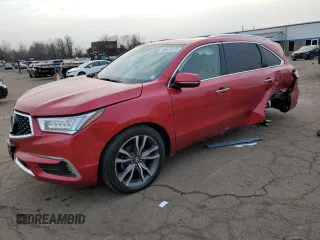 2019 Acura MDX w/Advance Pkg with VIN 5J8YD4H89KL007802, listed as a Copart auction lot 88673975 with 16,340 mi miles and Salvage Title. Bid and sale history available at carsss.com. Image 1.