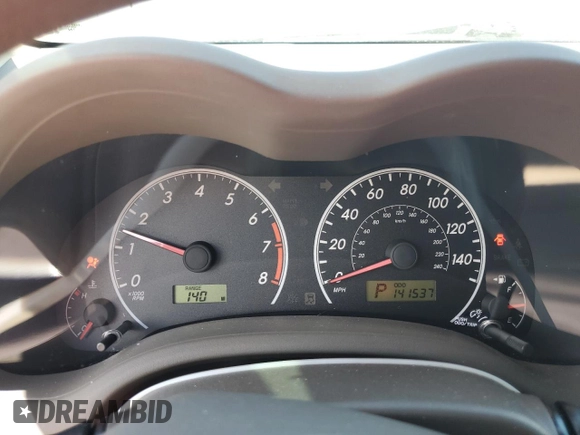 2010 Toyota Corolla with VIN 2T1BU4EE0AC492903, listed as a Copart auction lot 63475925 with 141,537 mi miles and Salvage title. Bid and sale history available at DreamBid. Image 9.