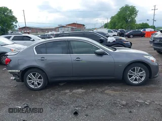 2015 Infiniti Q40 with VIN JN1CV6AR8FM521230, listed as a IAAI auction lot 42191081 with 109,536 mi miles and . Bid and sale history available at DreamBid. Image 14.